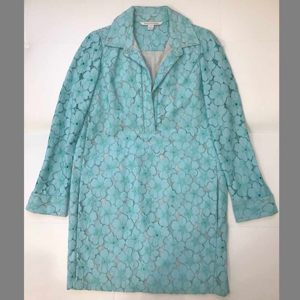 DVF Lace Dress Sz 6